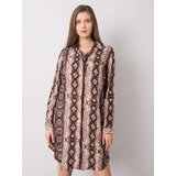RUE PARIS Dress-TO-SK-1103-9.10P-brown | shoptok.hr