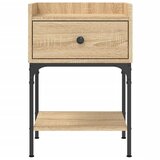  Noćni ormarići 2 kom crni 40 x 35 x 47,5 cm konstruirano drvo | shoptok.hr