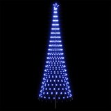  LED božićno drvce 400 cm 450 LED lampica Plava Željezo Crna | shoptok.hr