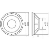 Blow A-200-Bas zvučnik 20 cm (8") 300W 4 Ohm | shoptok.hr