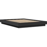  Okvir za krevet s LED svjetlima crni 120 x 190 cm drveni | shoptok.hr