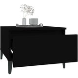  Bočni stolić crni 50 x 46 x 35 cm od konstruiranog drva | shoptok.hr