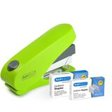 Rapesco Spenjač Luna - Less Effort spenjanje do 50l + sponke 24/6-8, 26/6-8 zelen 1470, (20378567) | Shoptok.si