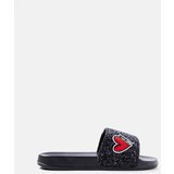 Gemre Black Glitter Children's Slides Boncoeur | Shoptok.si