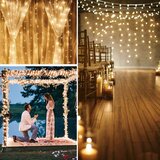  LED žičane lampice zavjesa - 300 lampica, toplo bijela | shoptok.hr