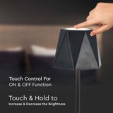  Prigušiva punjiva LED stona lampa LED/4W/5V 3000-6000K 1800 mAh crna | Eponuda.com