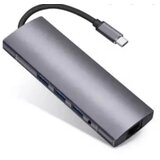 Fast Asia Adapter konvertor TIP-C na HDMI + 4XUSB 3.0 + TIP C + SD/Micro + Audio+VGA + RJ45 | Eponuda.com