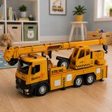 Truck with Crane Adjustable Metal Cab Lights Sounds Drive 1:12 | Shoptok.si