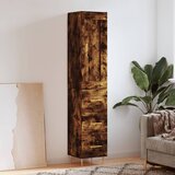 vidaXL Visoka komoda dimljeni hrast 34 5x34x180cm konstruiranog drva Cijene