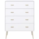 Tvilum Bijela visoka komoda 81x105 cm Mino -