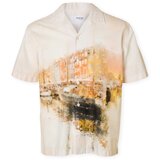 Selected Srajce z dolgimi rokavi RelaxCarl Shirt - Apricot Bež cene