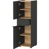 Germania Antracitno siva visoka kopalniška omarica 34x111 cm Forano – | Shoptok.si