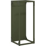  Stalak za drva za ogrjev Maslinasto zelena 25x25x60 cm | shoptok.hr