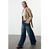 Trendyol Dark Blue High Waist Extra Wide Leg Palazzo Jeans | Eponuda.ba