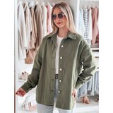 DStreet Kurtka damska przejściowa koszulowa oversize KOSMOJACK khaki | Shoptok.si