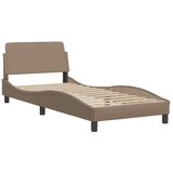  Okvir za krevet bez madraca Zadar boja cappuccina 100x200 cm umjetna koža | shoptok.hr