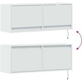  Zidni TV ormarić s LED svjetlima bijeli 100 x 31 x 38 cm | shoptok.hr