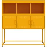  Komoda boja senfa 100,5x39x107 cm čelični | shoptok.hr