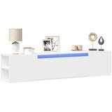  Zidni TV ormarić s LED svjetlima bijeli 180 x 31 x 39,5 cm | shoptok.hr