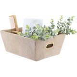 Tendance KOŠARICA 20,5X26X10,5 CM SAMT, TAUPE | shoptok.hr