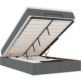 vidaXL okvir za krevet s madraca tamnosivi 120x190 cm od tkanine | shoptok.hr