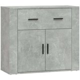  Komoda betonsko siva 80x33x70 cm inženirski les, (20594804) | Shoptok.si