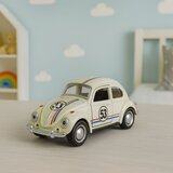  Car Beetle Metal Drive Opening Doors Beige 1:32 | Shoptok.si