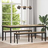  Jedilne mize 2 pcs 200 x 100 x 75 cm Konstruiran les, (5000269127) | Shoptok.si