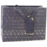  Geometrijska poklon vrećica zlatne linije 23 x 18 x 10 cm | shoptok.hr