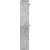  Ormar za cipele na zidu UTRECHT 71 x 17 x 86 cm Betonska siva | shoptok.hr