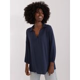 Sublevel Blouse-D73761Z11162A-navy blue | Shoptok.si