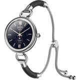 INF Elegantna pametna ura s srčnim utripom, pedometrom, kalorijami, športnimi načini, IP67 Black, (21547727) | Shoptok.si