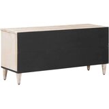 TV ormar s ladicama Bijelo 100 x 33 5 x 46 cm Čvrsto drvo manga - Bijelo | shoptok.hr