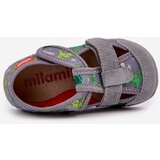 Boto Slippers Milami Children's With Velcro In Dinosaurs Gray-Green Reathiana | Shoptok.si