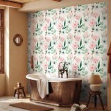  Tapeta - Peonies on white background 50x1000 | shoptok.hr