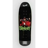 X Slipknot Self-Titled on Gaia 9.67" Skateboard deska black / green dip