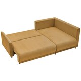 P & B KOTNA SEDEŽNA GARNITURA, rebrasti žamet rumena | Shoptok.si