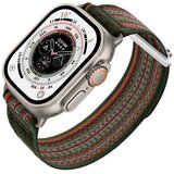 INF Pleteni športni pašček iz najlona za Apple Watch green+orange S, (21690678) | Shoptok.si