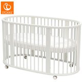 Stokke otroška posteljica sleepi™ bed white z vzmetnico in rjuho white Cene