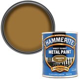 HAMMERITE Boja za metal Smooth sjaj zlatna, lak, 0,75 l | shoptok.hr