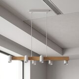 Brilagi LED RGBW Prigušiva luster na sajli SELE 6xGU10/6,5W/230V bela/hrast | Eponuda.com