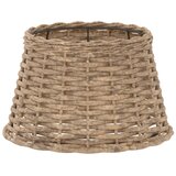 vidaXL Senčilo za svetilko rjavo Ø38x23 cm pleteno, (21021208) | Shoptok.si
