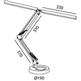 Brilagi Prigušiva LED stona lampa VARIO LED/15W/230V 3000-6000K bela | Eponuda.com