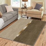 tepih za dnevnu sobu 180x120cm - TG-1176, zlatna linija braon | Eponuda.com