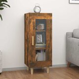  Komoda boja dimljenog hrasta 34,5x34x90 cm konstruirano drvo | shoptok.hr