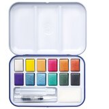  VODENA 12BOJE U METALNOJ KUTIJI TRAVEL BOX DESIGN JOURNEY STAEDTLER 888M M12-C | shoptok.hr