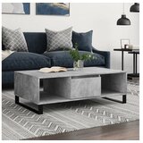 vidaXL Stolić za kavu siva boja betona 104x60x35 cm konstruirano drvo | shoptok.hr