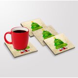 Hermia Podmetači za čaše, 4 komada, Šareni | Eponuda.com