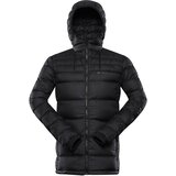 Alpine pro Men's winter down jacket with dwr ROGIT black Cene