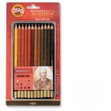 Koh i Noor Set drvenih bojica Mondeluz 3722, Brown line, 12 komada Cene